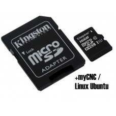 16GB MicroSD Card installed with Linux Ubuntu and myCNC Software [78401]